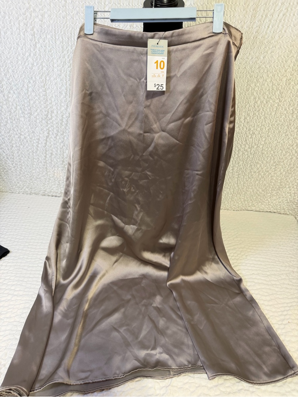 Primark Taupe Satin Maxi Skirt